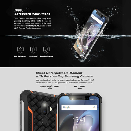 Imagen 4 de 10 de Celular Zoji Z33 - Celularindestructible Robusto Duro