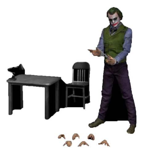 The Dark Knight Joker Interrogation Deluxe Beast Kingdom