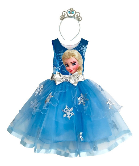 Vestido De Elsa Frozen | MercadoLibre 📦