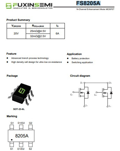 2 Pz Regulador Fs8205a 8205 Compatible Con Bxma Bxmb