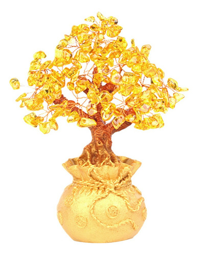 Ss Sroje Feng Shui Traer Riqueza Árbol De La Suerte Amarillo