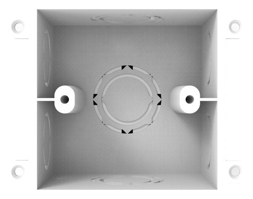 Caja De Embutir Pvc Mignon 5x5 Taad - X 10 Unid