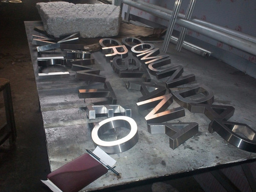 Letra Casas Quintas Oficinas Edificios Corpóreos 3d