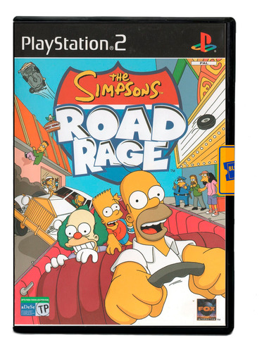 Juego The Simpsons Road Rage Ps 2 - Fisico En Caja