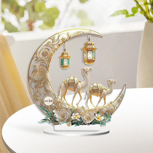 Decoración De Ramadán, Letrero De Mesa De Regalo Ideal A