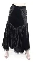 Comprar Pollera Gótica Erela , Falda Gótica Terciopelo