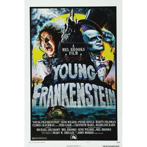 Póster De Película Young Frankenstein 11x17 Impresió...