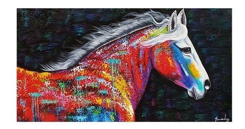 Caballo -170cms X 90cms - Oleo Sobre Lienzo -pintado A Mano