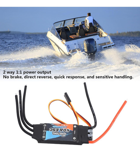 Motor Sin Escobillas Rc, 40a Esc Sin Escobillas 2 A 6s Contr