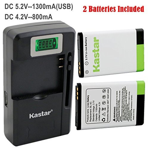 Kastar Bl5c Battery 2pack Y Mini Cargador Inteligente De Via