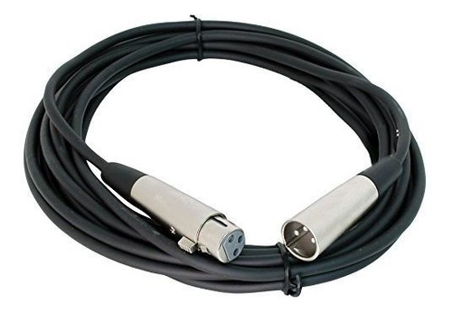 Cable Corp Mcx22 20 'bajo Z Cable De Micrófono, Xlr De Macho