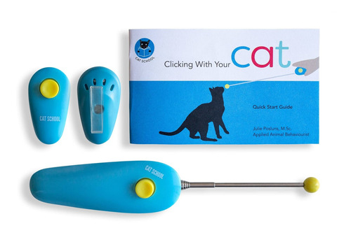 Cat School Kit De Entrenamiento De Clicker Para Gatos  1 Cl