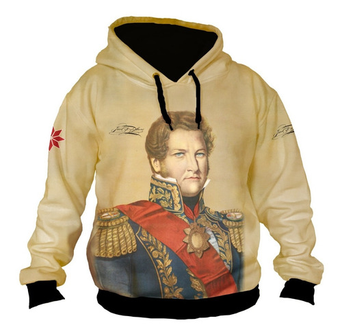 Buzo O Campera Capucha Zt Bczt-0143- Juan Manuel De Rosas