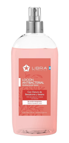 Loción Antibacterial X250ml Libra Cosmetica