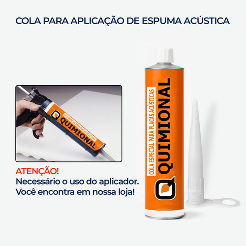Cola Especial Espuma Acústica 400g Kit 02 Unidades Promoção