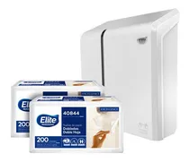 Comprar Dispensador Toalla Doblada + 2 Recargas Doble Hoja 200un