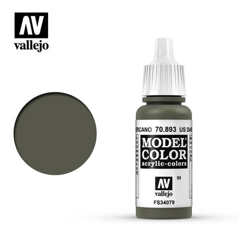 Modelcolor 893-17ml. Verde Americano