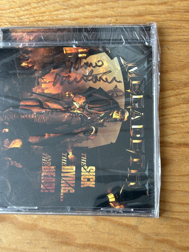 Megadeth The Sick The Dying And The Death Autografiado Nuevo (Usado)