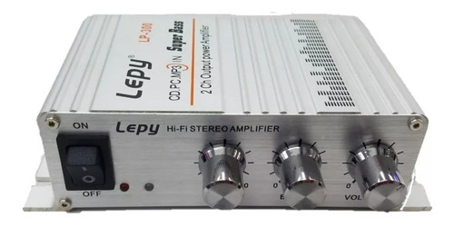 Mini Amplificador Potencia Lepy Lp300 Entrada Audio Rca/aux