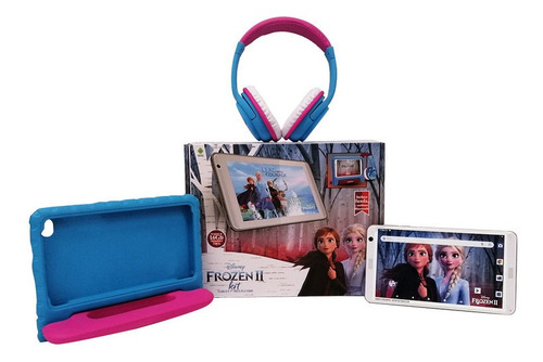 Imagen 1 de 8 de Kit Frozen Tablet 7'' + Audífonos + Bumper Disney