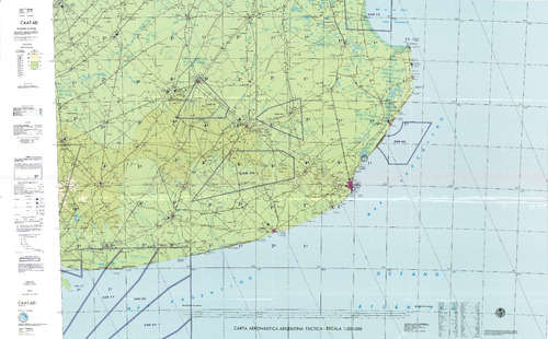 Carta Visual Sur De Buenos Aires 6d O 7c Anac 1:500000