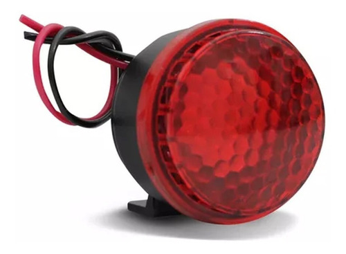 Sirene Ré Piezo 6 Tons Com Led Vermelho 12v 0,36w Universal
