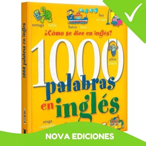 Como Se Dice En Inglés, 1000 Palabras En Inglés. Original.