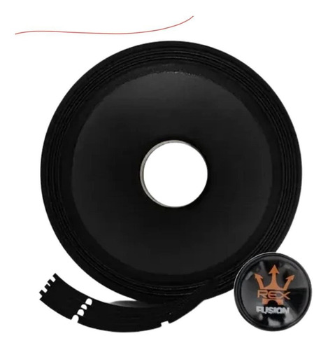 Kit Reparo De Falante Rex Fusion 12'' 950w Rms 8 Ohms Cor Preto