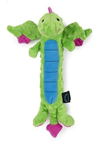 Skinny Re Dragons Squeaker Dog Toy Juguete De Gato Godog 