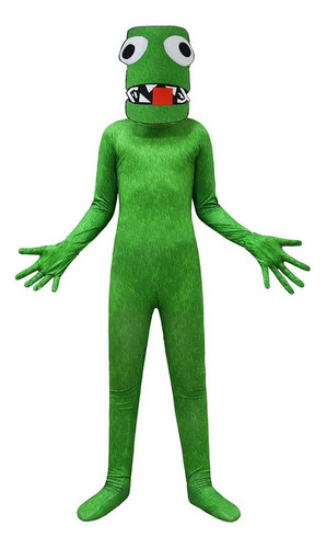 Disfraz Enterizo De Monstruo Verde De Roblox Rainbow Friends