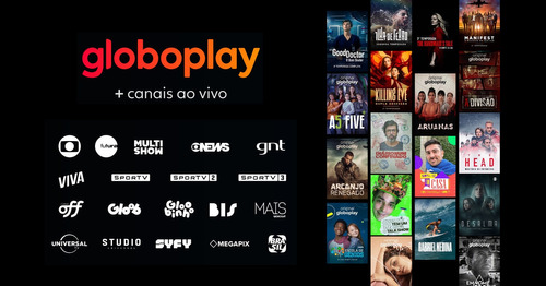 Globo.play +canais 12 Meses