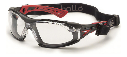 Lentes Gafas De Seguridad Bolle Safety Rush+ Correa Ajustabl