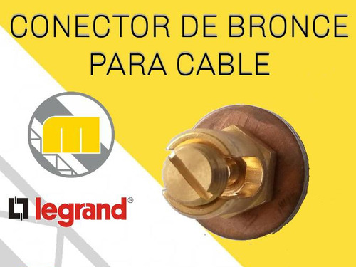 Conector De Bronce Para Cable Cablofil.