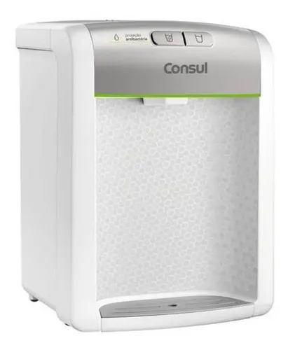 Purificador De Água Consul refrigerado Natural E Gelada com proteção antibactérias Bivolt Consul Branco - CPB34ASVNA