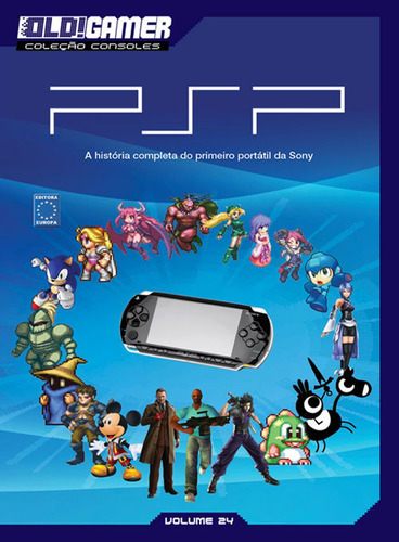 Dossiê OLD!Gamer Volume 24: PSP, de a Europa. Editora Europa Ltda., capa mole em português, 2022