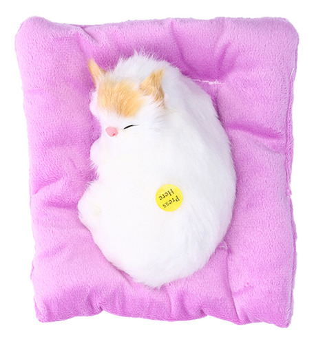 Simulación De Juguete De Gatito Durmiendo Con Gatos Falsos