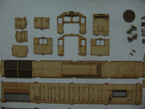 Imagen 7 de 7 de Nico Locomotora G-22 Kit Fibrofacil H0 (mnl 36)