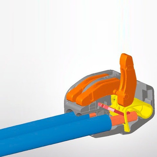 1 Conector Emenda Isolante Derivação Sem Solda 8 Vias