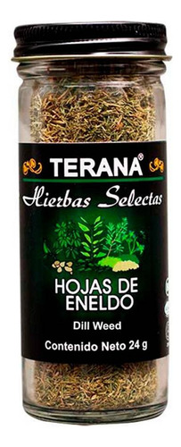 6 Pzas Nuevo Hojas De Eneldo Terana Hierbas Selectas 24 G
