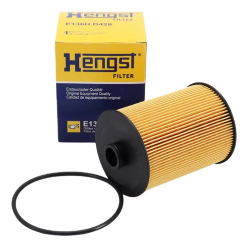 Filtro De Óleo Hengst Vw Cc Passat E136hd428 1 Unid
