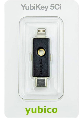 Imagen 5 de 6 de Yubikey 5ci Usb Tipo C Y Lightning Llave Seguridad Fido2 U2f