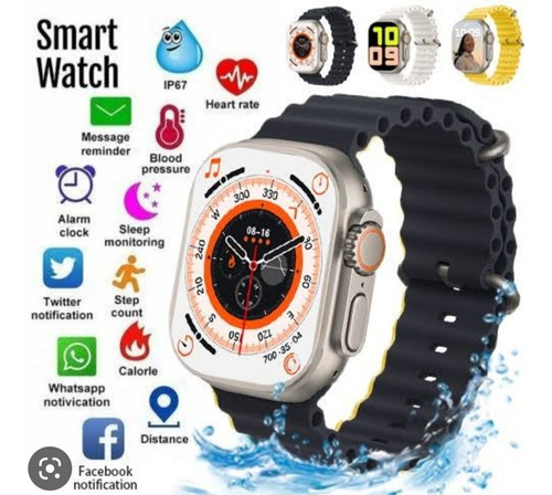Reloj Inteligente T800 Ultra Smartwatch Carga Inalámbrica