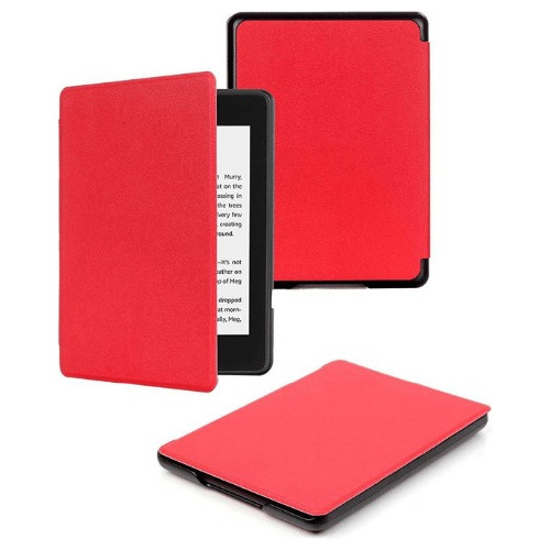 Estuche Kindle 11th Gen 2022 6pulgadas Cuero Rojo