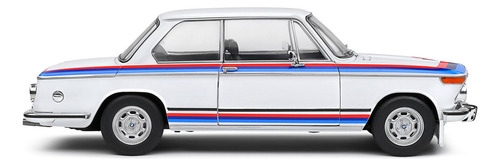 Miniatura Bmw 2002 Tii Turbo Evocation 1971 Branco 1:18 Solido