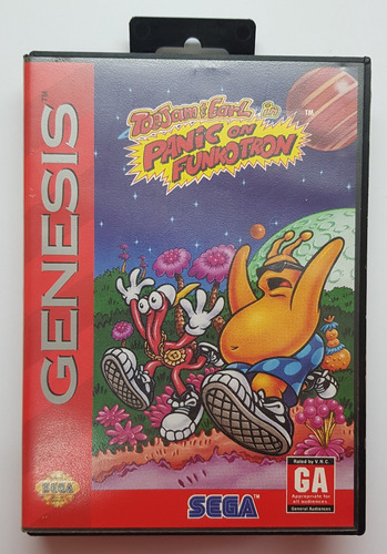 Toejam Earl Panic Funkotron Genesis Americano