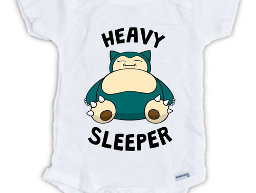 Pañalero Pokemon Snorlax Heavy Sleeper