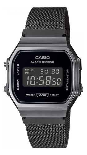 Reloj Para Unisex Casio Vintage A168wemb-1bdf Plateado