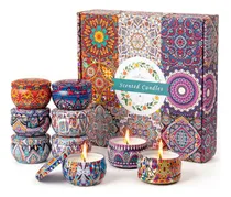 Comprar Vela De Aromaterapia, 9 Piezas Velas Aromaticas Cera De Soja