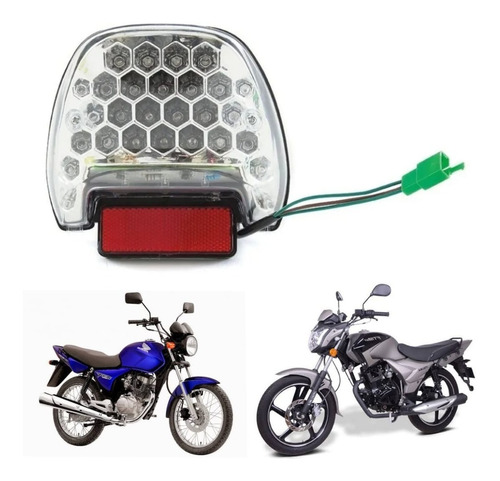 Calavera Stop Trasero Led Ft150 Gt Honda Titan 150 Full Led