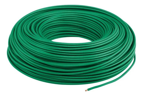 Alambre Thw Calibre 12, Verde, 100 Mts. Iusa